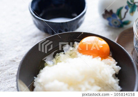 Vegetable-centered breakfast healthy menu 105814158