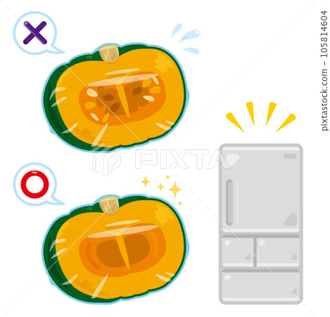 南瓜的冷藏 105814604