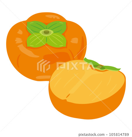 Persimmon cross-section set seedless 105814789