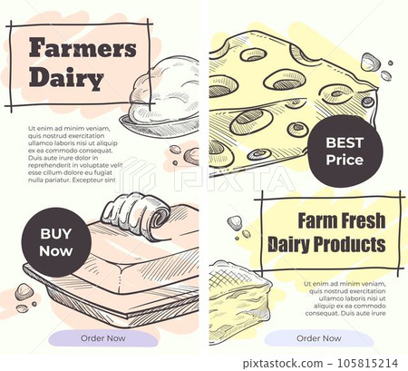 Dairy farmers, organic and fresh milk products Dairy farmers, organic and fresh milk products 105815214