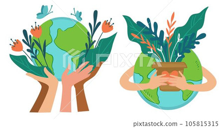 Planet earth and nature preservation conservation Planet earth and nature preservation conservation 105815315