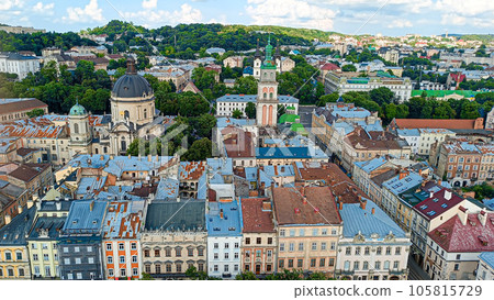 Journey through the cities of Ukraine. Attractions. Houses and streets, cafes and churches. Journey through the cities of Ukraine. Attractions. Houses and streets, cafes and churches. 105815729