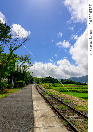 Scenery inside the station Aso Shimodajo Station "Minami-Aso Railway Reopening of all lines and resumption of operations" Scenery inside the station Aso Shimodajo Station "Minami-Aso Railway Reopening of all lines and resumption of operations" 105816527