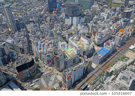 The streets of Shibuya The streets of Shibuya 105816607