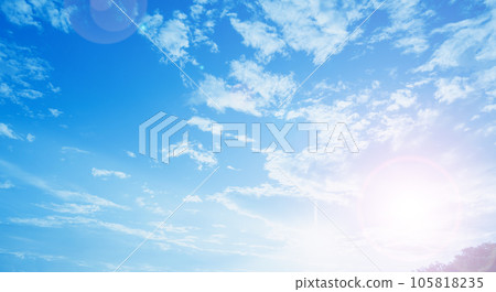 blue sky background photo 105818235