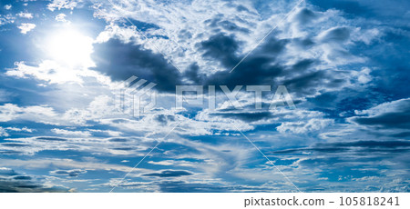 August summer sky 105818241