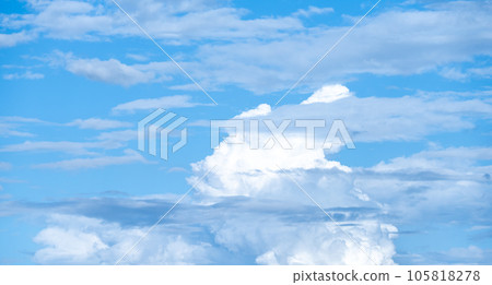 blue sky background photo 105818278