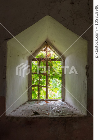 Photography on theme outstanding building beautiful brick old water mill 105818986