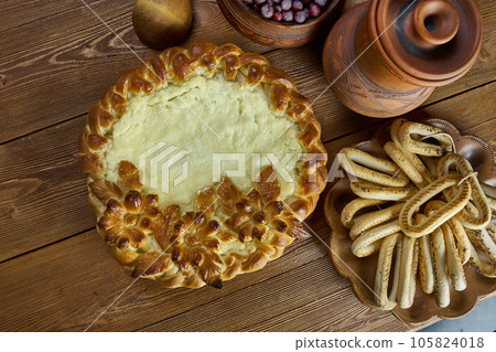 scandinavian pie with cottage cheese scandinavian pie with cottage cheese 105824018