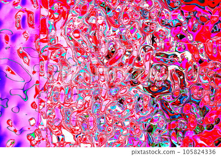 abstract background with a psychedelic pattern of spots and lines of different colors, wavy surface abstract background with a psychedelic pattern of spots and lines of different colors, wavy surface 105824336