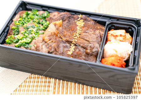 Kuroge Wagyu Beef Salt Kalbi Bento Kuroge Wagyu Beef Salt Kalbi Bento 105825397