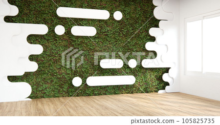 Empty room japanese minimalist room interior. Empty room japanese minimalist room interior. 105825735