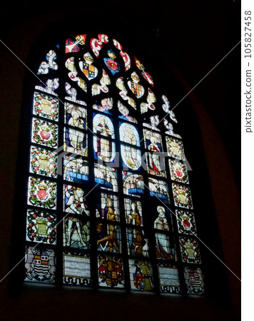 Stained glass of Notre Dame Cathedral and St. Joseph's Chapel (Antwerp/Belgium) 105827458