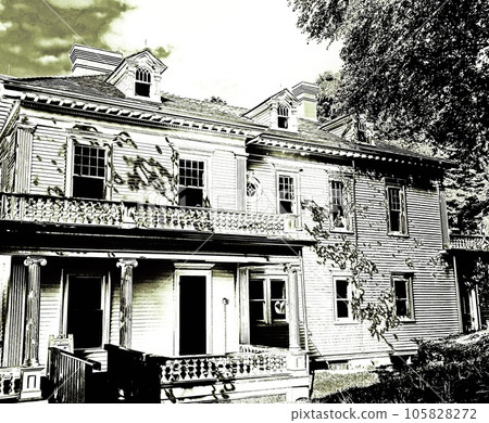 side view of manor 105828272