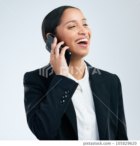 You must gain control over your money. a young business woman using a phone against a grey background. 105829620