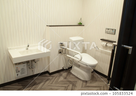 Clean disabled toilet material picture Clean disabled toilet material picture 105833524