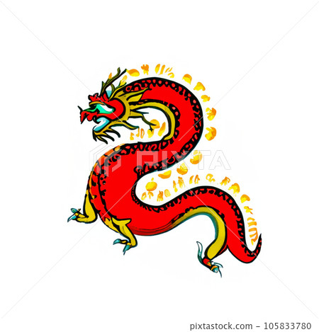 吉祥生肖龍 105833780