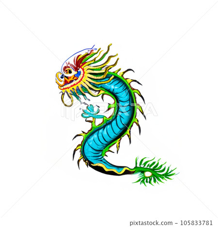 可用於賀年片的生肖龍 105833781