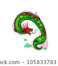 Zodiac dragon that can be used for New Year's cards Zodiac dragon that can be used for New Year's cards 105833783