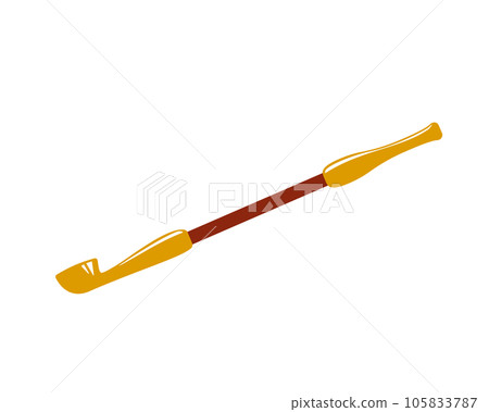 A simple illustration of a golden pipe A simple illustration of a golden pipe 105833787
