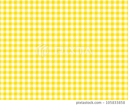 Yellow gingham check pattern that can be used for backgrounds, wallpaper, wrapping paper, etc. 105833858