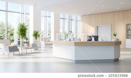 hospital lobby hospital lobby 105833986