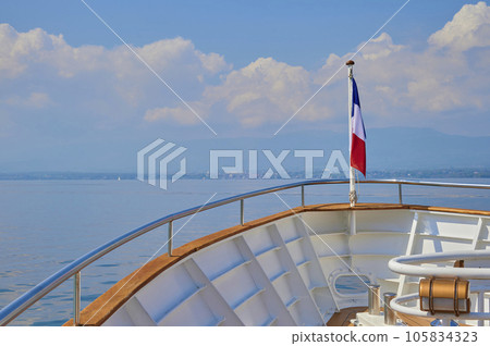 A landscape of Lake Geneva, Switzerland 105834323