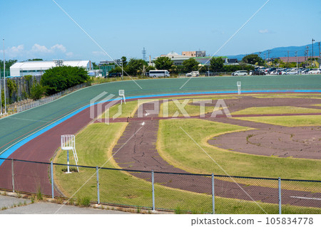 Sunny summer sky and scenery of a bicycle racetrack in Ishikawa Prefecture | Keirin image | Uchinada Town, Kahoku-gun, Ishikawa Prefecture Sunny summer sky and scenery of a bicycle racetrack in Ishikawa Prefecture | Keirin image | Uchinada Town, Kahoku-gun, Ishikawa Prefecture 105834778