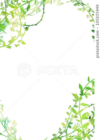 Background material_watercolor_plant Background material_watercolor_plant 105835949