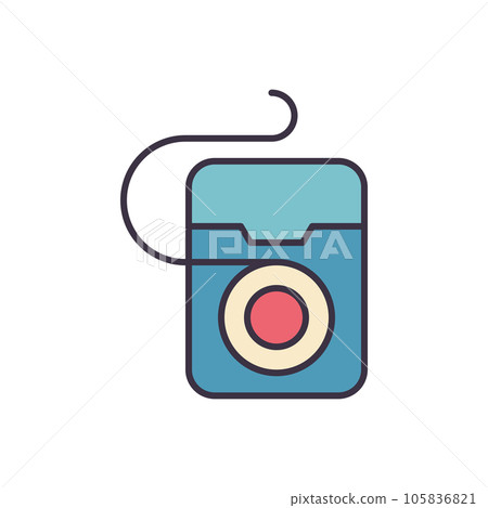 Dental Floss Icon 105836821