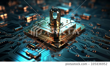 digital access, user authentication system, technology and cybernetics, computer security system, cybersecurity, information security, encryption, data protection 105836952