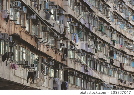 Aug 12 2023 The apartment blocks, The HK residential area, Aug 12 2023 The apartment blocks, The HK residential area, 105837047