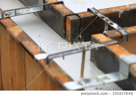 Image of basic construction of new house Image of basic construction of new house 105837648