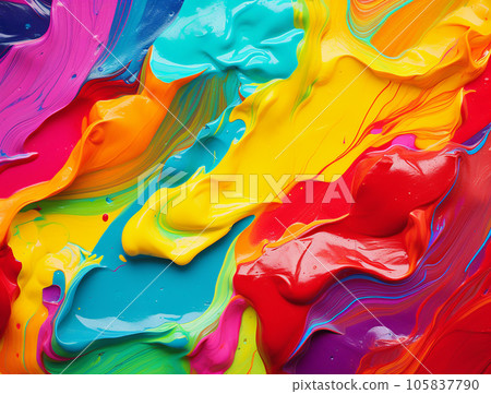 colorful ink background generative ai 105837790