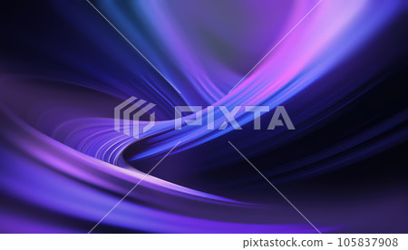 Modern Trendy 3D Design Background with Neon Waves Modern Trendy 3D Design Background with Neon Waves 105837908
