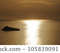 Sunset over the sea 105839091