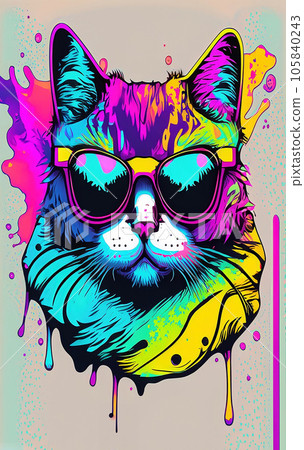 a Cool Cat Sunglasses Kitty a Cool Cat Sunglasses Kitty 105840243