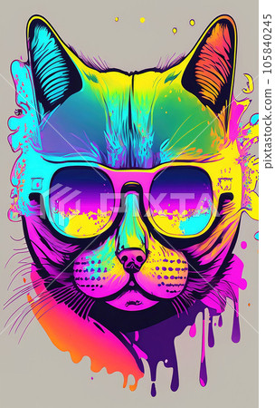 a Cool Cat Sunglasses Kitty a Cool Cat Sunglasses Kitty 105840245