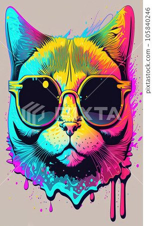 a Cool Cat Sunglasses Kitty a Cool Cat Sunglasses Kitty 105840246