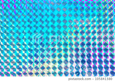 Holographic rainbow foil iridescent texture abstract hologram background 105841380