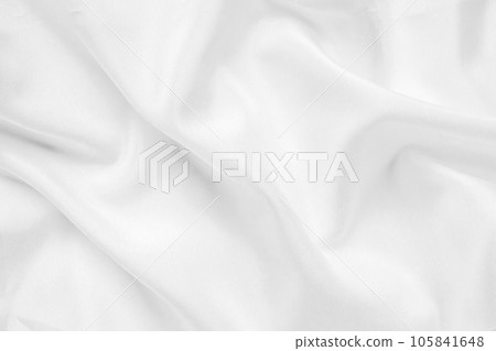 Abstract white fabric with soft wave texture background Abstract white fabric with soft wave texture background 105841648