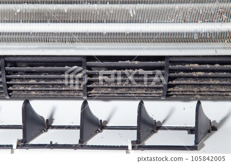 Dirt, mold, dust inside the air conditioner 105842005