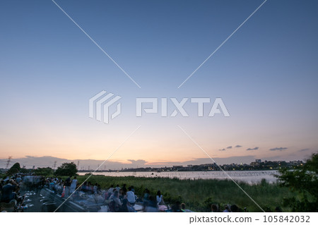 手賀沼煙火大會會場景觀 105842032