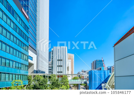 Cityscape of Minato Ward, Tokyo Tamachi Station Cityscape of Minato Ward, Tokyo Tamachi Station 105846177