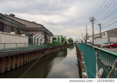 Ke Nagagawa Bridge,Edobashi Near RG Container Saitama Factory 2023 Ke Nagagawa 105846869