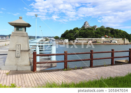 唐津城天守閣、舞鶴橋（佐賀縣唐津市） 105847034