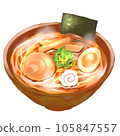 Soy sauce ramen 105847557