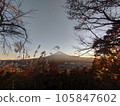 富士在日落 105847602