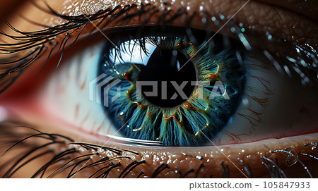 A huge mystical eye of a human person, for posters, ads, flyers, coaches and lifestyle consultant A huge mystical eye of a human person, for posters, ads, flyers, coaches and lifestyle consultant 105847933