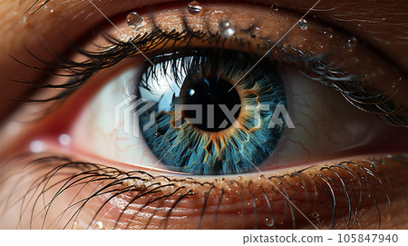 A huge mystical eye of a human person, for posters, ads, flyers, coaches and lifestyle consultant A huge mystical eye of a human person, for posters, ads, flyers, coaches and lifestyle consultant 105847940